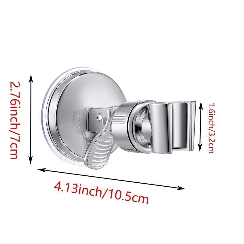 1pcs Adjustable Shower Head Holder, Bathroom Suction Cup Handheld Shower