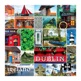 Re-marks Ireland, Country Puzzle, 500-Piece Jigsaw Puzzle for All Ages