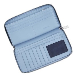 Desigual For Women Mone_Yoko PU Denim Fi Bi-Fold Wallet, Blue, blue