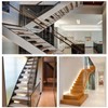 Handrail Holder, Stainless Steel Handrail Bracket, Handrail Attachment, for Stair