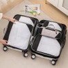 CNYAO Compression Packing Cubes,7 Pcs Travel Organizer Cubes Storage Bags