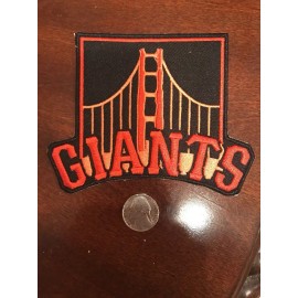 SF San Francisco Giants Vintage Embroidered Iron On Patch 4.5" X 3.5"