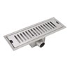 12 Inch Linear Shower Drain Rectangular Shower Floor Drain Channel