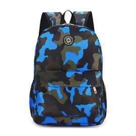 Aucuu Kids Backpack, Camouflage School Backpack, Boys Girls Toddler Primary School Bag, Waterproof Nylon Rucksack, Casual Daypack, Book Bag for Campus Outdoor Travel Sports