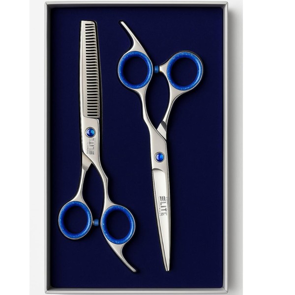 Salem’s Elite Professional Hair Cutting Scissors and Thinning Shears Set