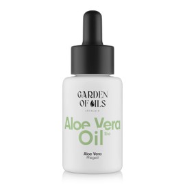 Organic Aloe Vera Oil - Garden of Oils - Made in Germany - High-Quality Body Oil - Perfect for Damaged and Dry Skin (30 ml)