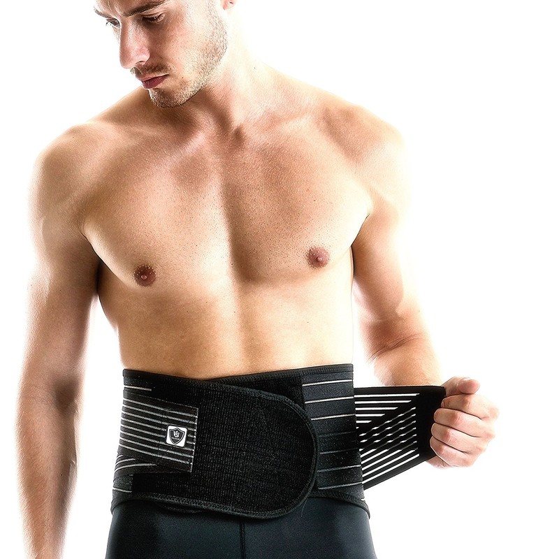 Vital Salveo-Adjustable Germanium and Charcoal Lower Back Support Relieve Back