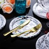Wanmu 25Pcs Disco Paper Plates Silver Foil, Disposable Disco Ball