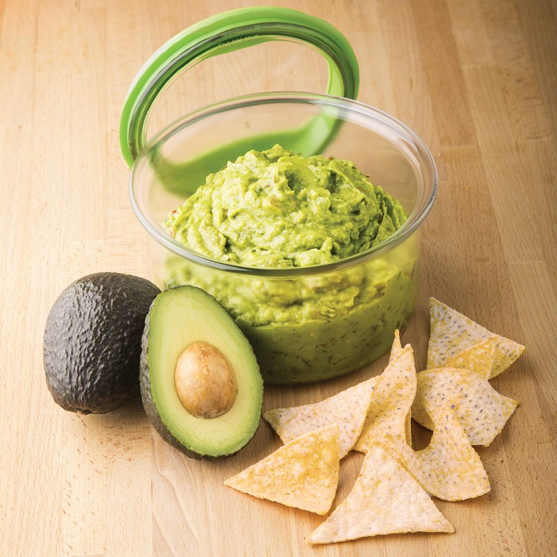 ProKeeper Fresh Guacamole Plastic Kitchen Storage Container with Airtight Lid