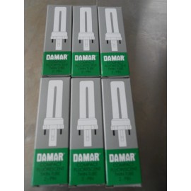 Damar (6)  DAMAR - F5TT/841 5W Bi-Pin Compact Single Twin Tube Fluorescent Lamps NOS