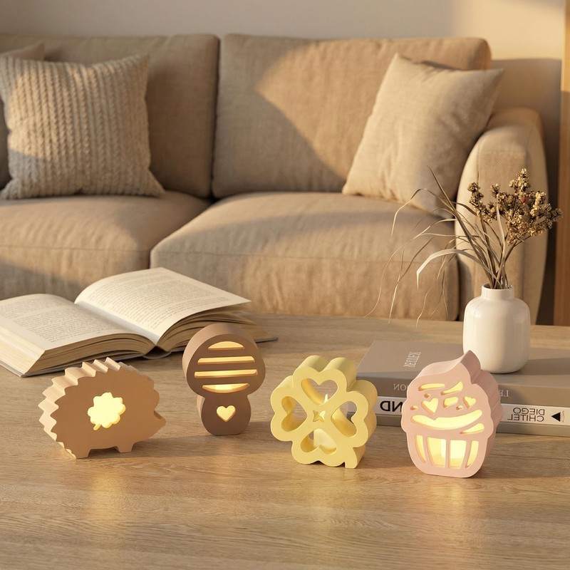 4-in-1 Hedgehog Mushroom Silicone Mold