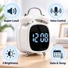 Super Loud Digital Alarm Clock with Dual Bell – LED