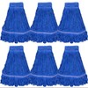 Commercial Mop Head Replacement 6 Pack, Heavy Duty Cotton Mop