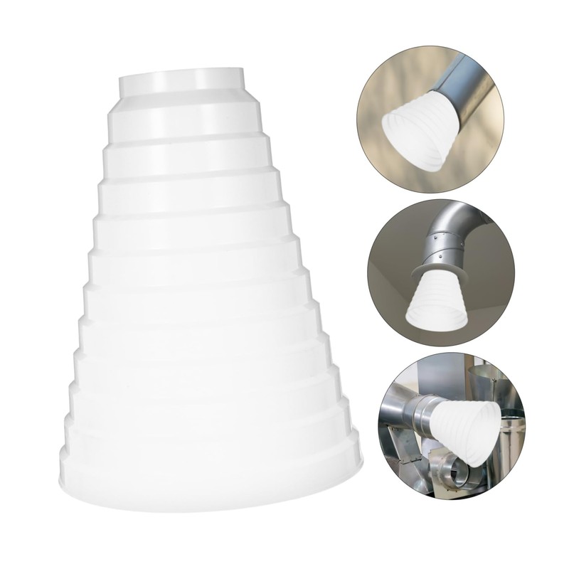 TEHAUX Dryer Duct Connector Duct Reducer for Kitchen Ventilation Systems