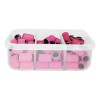 Paquete Limas Barrilito Rosas Uñas #80#120#220 Fantasy Nails