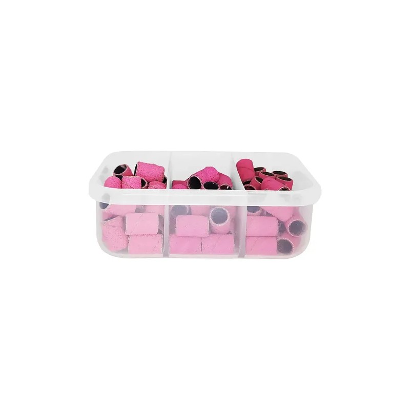 Paquete Limas Barrilito Rosas Uñas #80#120#220 Fantasy Nails