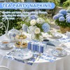 100Pcs Hydrangea Paper Napkins, Bathroom Napkins Guest Disposable
