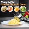 PriorityChef Large 15oz Potato Ricer with 3 Discs, Heavy Duty