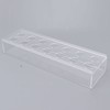 Clear Acrylic Vase Rectangular Elegant Centerpiece Flower Vase for Home