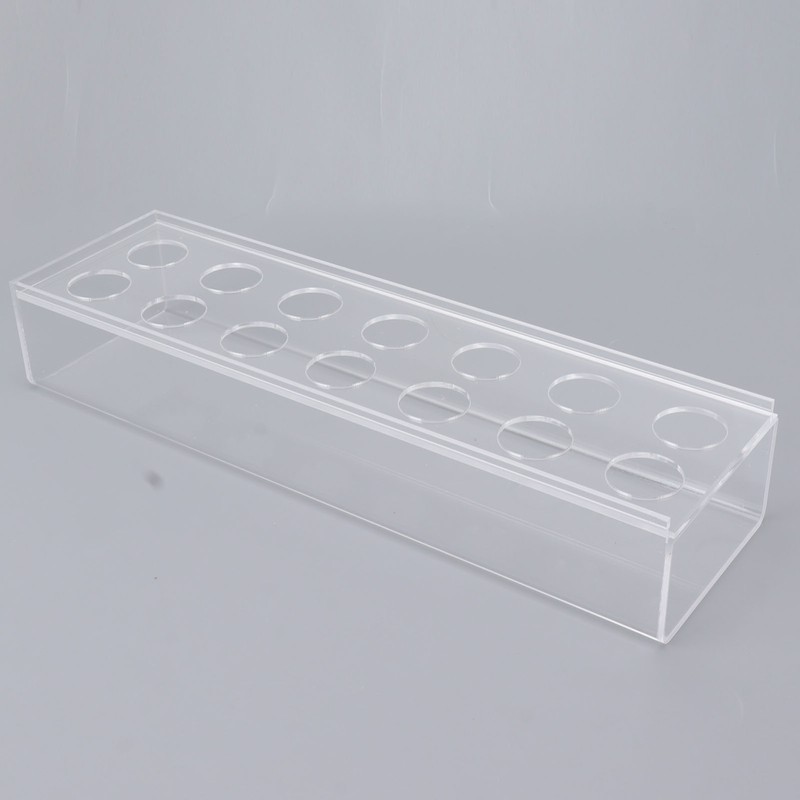 Clear Acrylic Vase Rectangular Elegant Centerpiece Flower Vase for Home