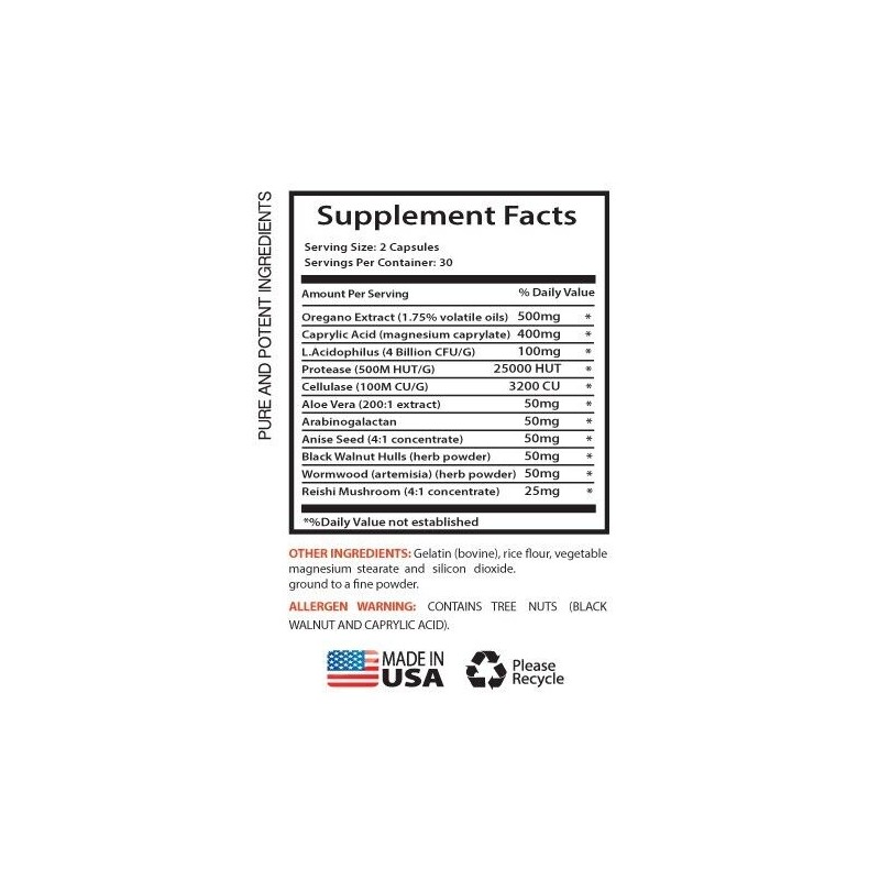 Sport Nutrition & Vitamins CANDIDA AWAY COMPLEX - 1B 60