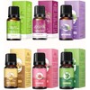 6pcs Oil Aceite de Masaje para Calentar, Relajar, Masajear y