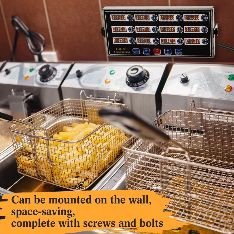 Relaxweex 2 Pcs 12 Channel Digital Kitchen Timers Commercial Kitchen
