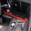 carmotion88 Red Dry Carbon Dashboard Trim Strip Accessories Cover For
