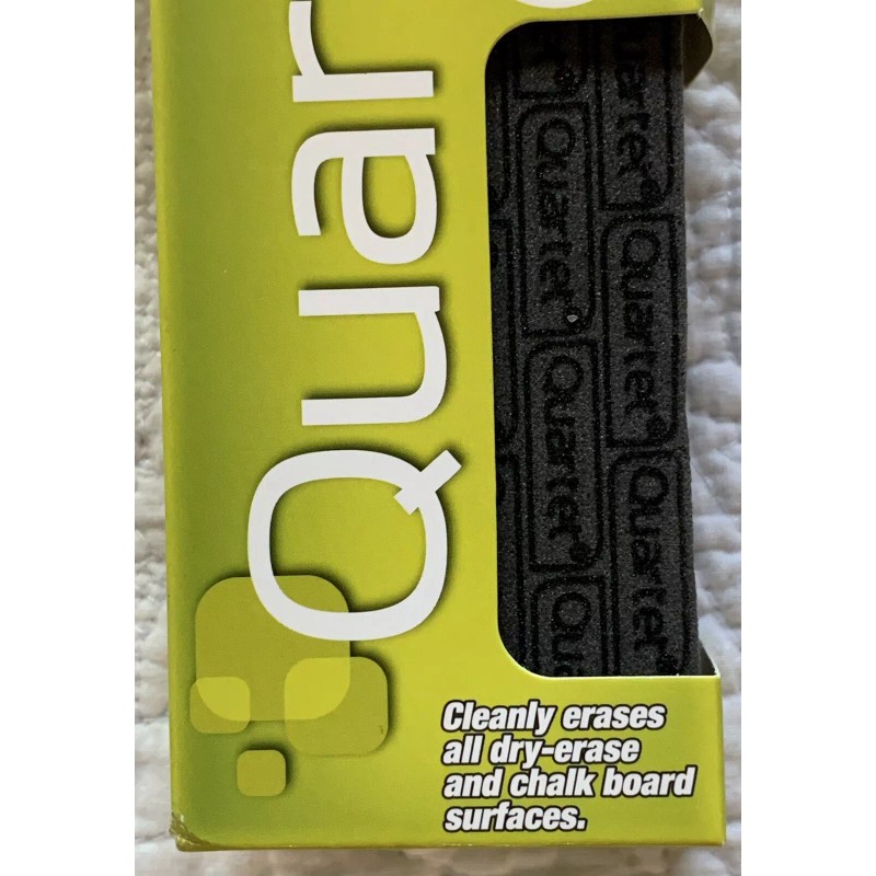 Quartet Dry-Erase & Chalkboard Eraser, Gray