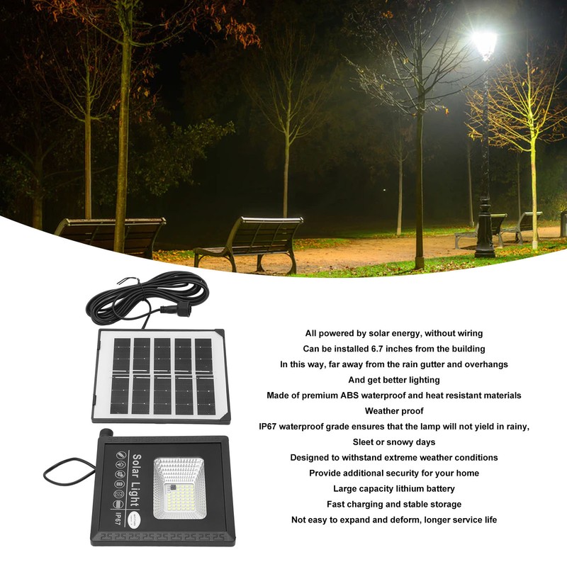Outdoors Solar Light LED IP67 Waterproof Heat Resistant Strong Solar