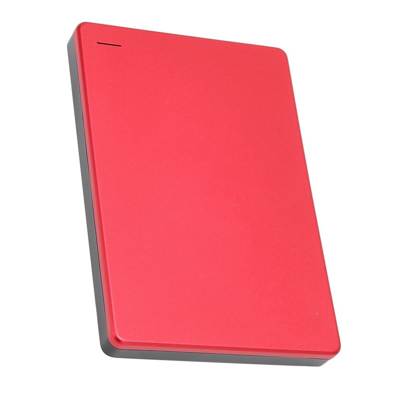 2.5in Red External HDD 6Gbps Transmission Portable External HDD Aluminum