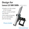 LUNQIN Car Phone Holder for Lexus LS 500 500h 2018-2023