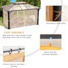 Coverify Replacement Gazebo Mosquito Netting 10x10FT, Universal Outdoor Pergola 4-Panel