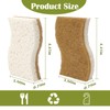 DEBETOOL Natural Kitchen Sponge, Eco-Friendly Dish Sponge for Kitchen -