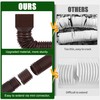 2 Pack Rain Gutter Downspout Extensions, Upgraded Flexible Drain Downspout