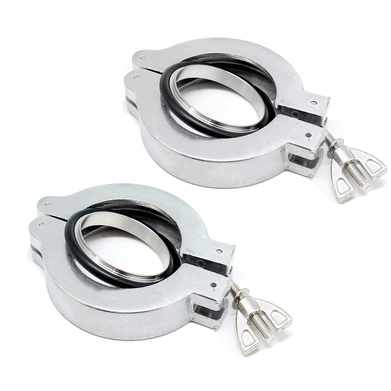QiiMii KF-50 Aluminium Wing Nut Hinge Clamp with FKM Viton