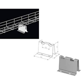 Kable Kontrol Floor Supports – Wire Mesh Cable Tray Support - Wire Mesh Tray Cable Management Rack Cable Basket, Zinc Plated Steel NEC Approved for Network, Fiber Optic, Cabling Accessory