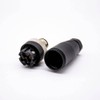Elecbee M12 4-Pin Connector Plug, 12 mm Sensor Cable A-Code