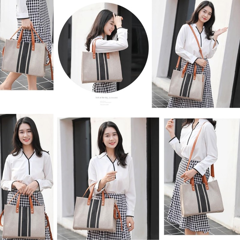 INTERLINKS JAPAN Commuting Bag, Lunch Bag, Canvas Bag, Tote Bag,