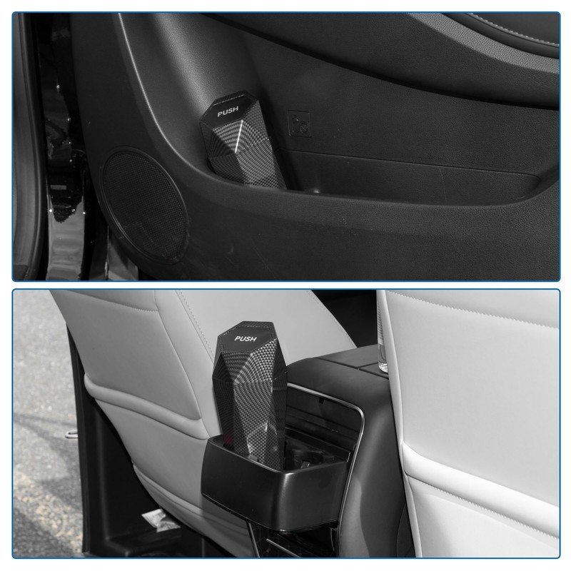 A ABSOPRO Car Trash Can Portable 3.5" Width 7.9" Height