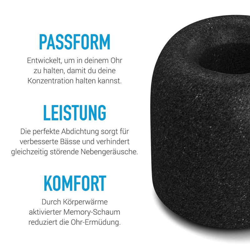 COMPLY T-400 Sports Isolation Earbud Tips - Medium x3