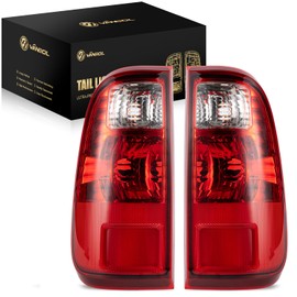 VANBOL Tail Light Assembly Compatible with Ford F250 F350 F450 F550 Super Duty 2008-2016 Rear Brake Lamp Taillight Driver & Passenger Side Pair Replace BC3Z13405A BC3Z13404A w/o Bulbs & Harness