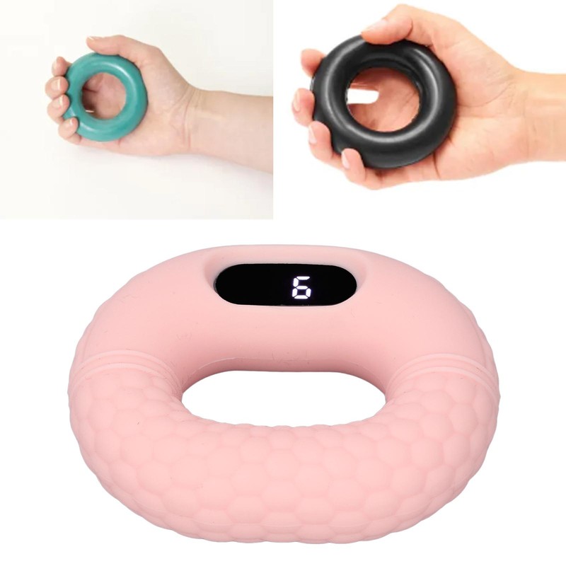 Silicone Hand Grip Strengthener Muscle Training Adjustable Strength Hand Strengthener