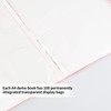 A4 Display Book with Transparent Pockets, 100 Pockets, A4 Presentation