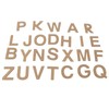 Keychain Templates DIY Transparent Acrylic LetterShape Craft Tools with Protective
