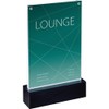 Sigel TA422 LED Sign Holder, Upright, for A5, illuminated double-sided