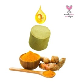 Mascarilla Facial Sólida Coenzima Q10 Cúrcuma Tipo Piel Todo