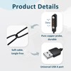 Universal Smartwatch Charging Cable, 7.62 mm 4-Pin Charging Cable for
