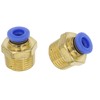Pneumatic Plug Connection 1/2 Inch to 8 mm Pneumatic Hose