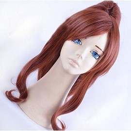  Sailor Moon Sailor 真琴 Sailor Jupiter Wind heat-resistant kosupureuxiggu Vance with Wig Costume Avengers Disguise Cosplay Wig + Bonus 2 Pcs
